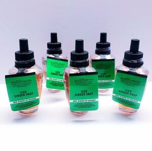 Bath & Body Works ICED GINGER SNAP Wallflowers Fragrance Refill (5 pack)